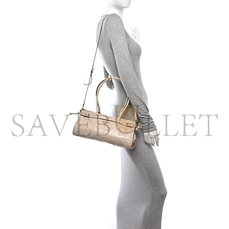 PRADA BONNIE MEDIUM LEATHER HANDBAG 1BA426 (32*15.5*12cm)